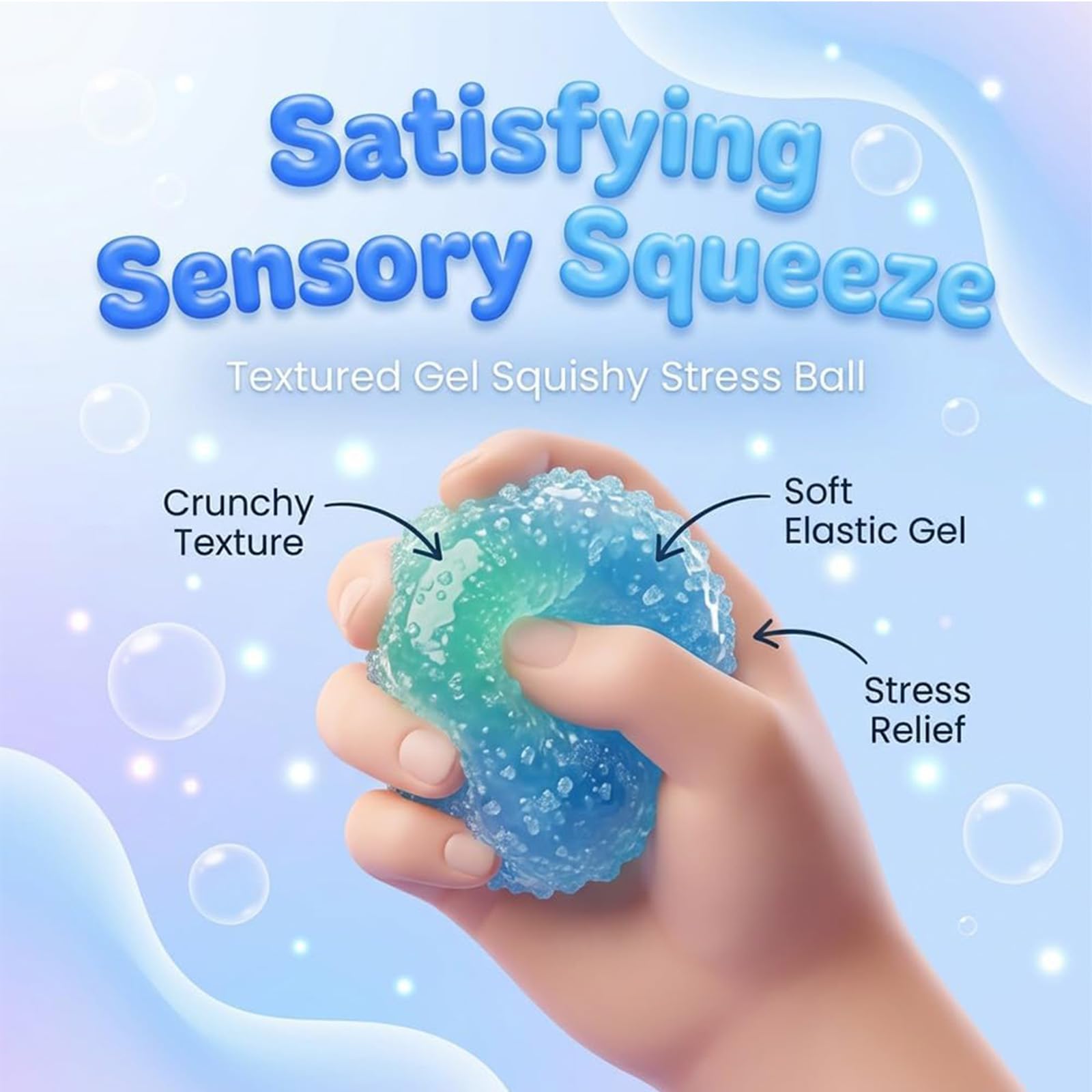 Crystal Mochi Squishy Ball