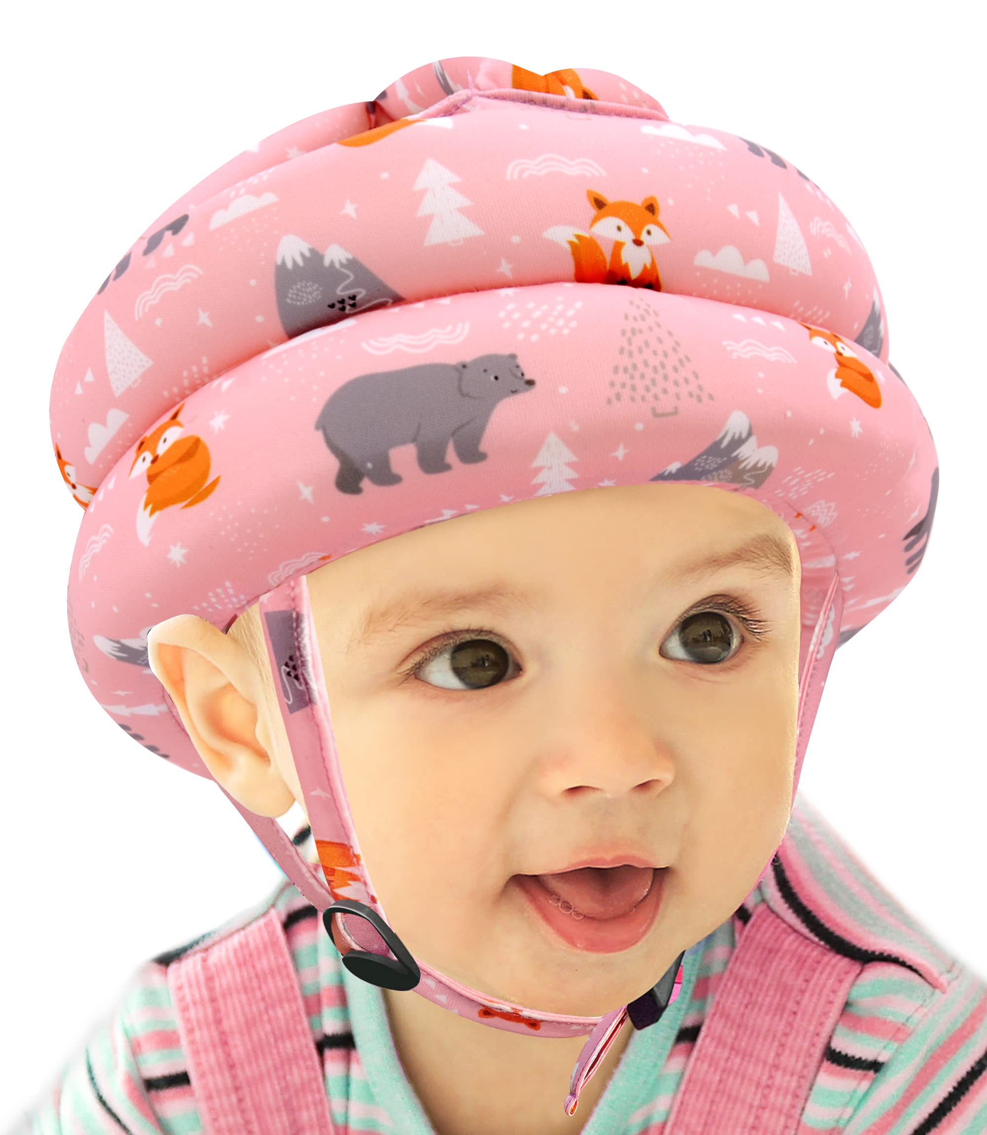 Baby Safety Helmet, Soft Anti-Collision Head Protector for Crawling Toddlers