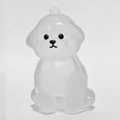 Cute Dog Keychain, Cartoon Puppy Acrylic Keychain, Kawaii Pet Bag Charm for Keys Backpack Purse