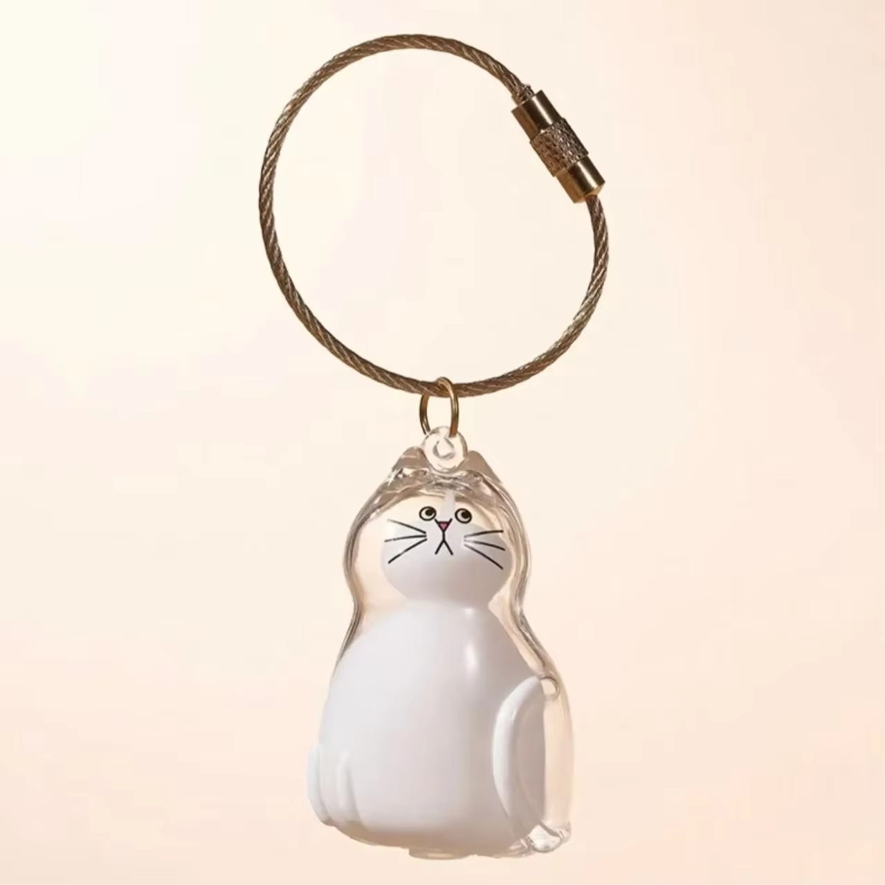 Cute Dog Keychain, Cartoon Puppy Acrylic Keychain, Kawaii Pet Bag Charm for Keys Backpack Purse