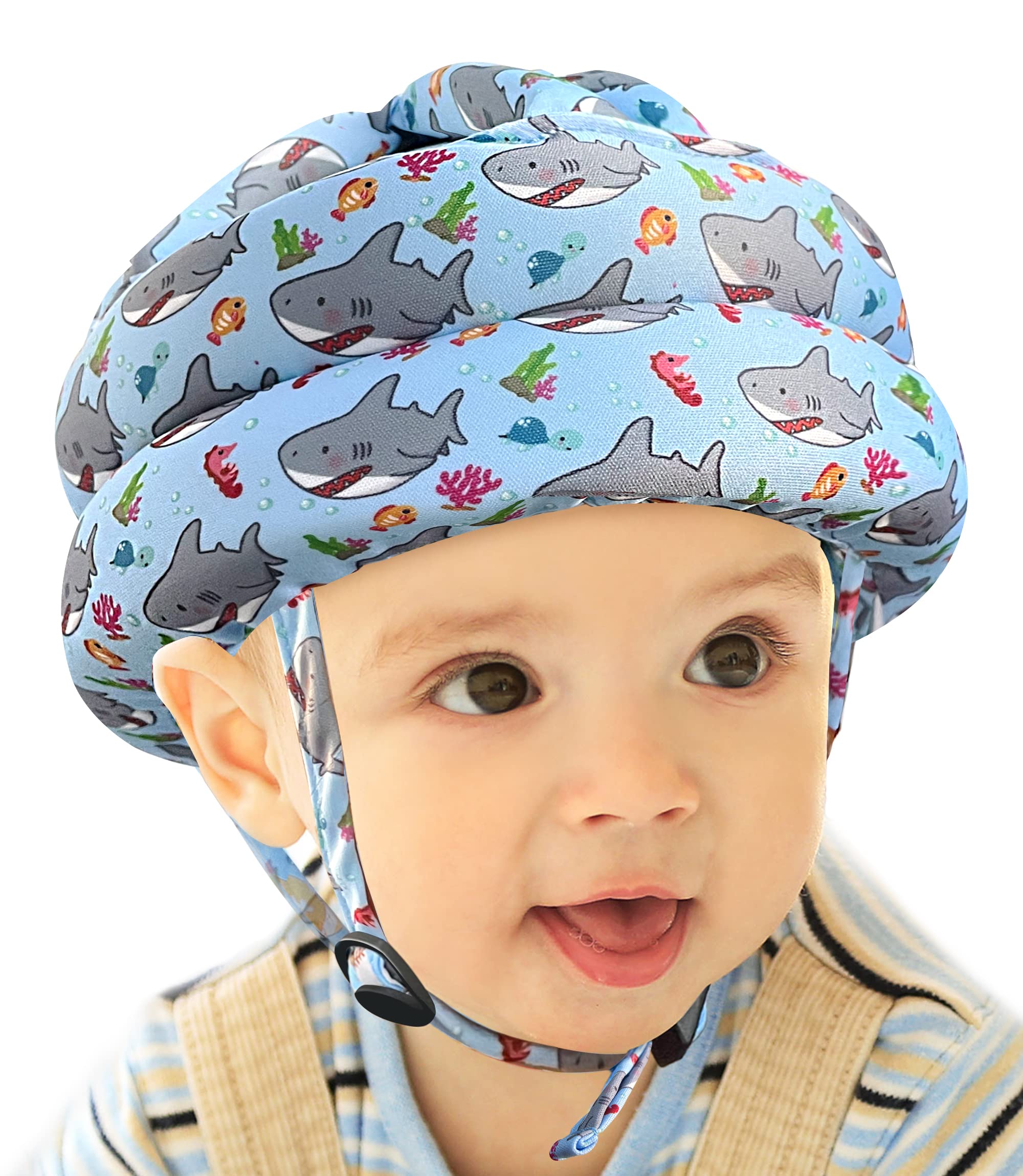 Baby Safety Helmet, Soft Anti-Collision Head Protector for Crawling Toddlers
