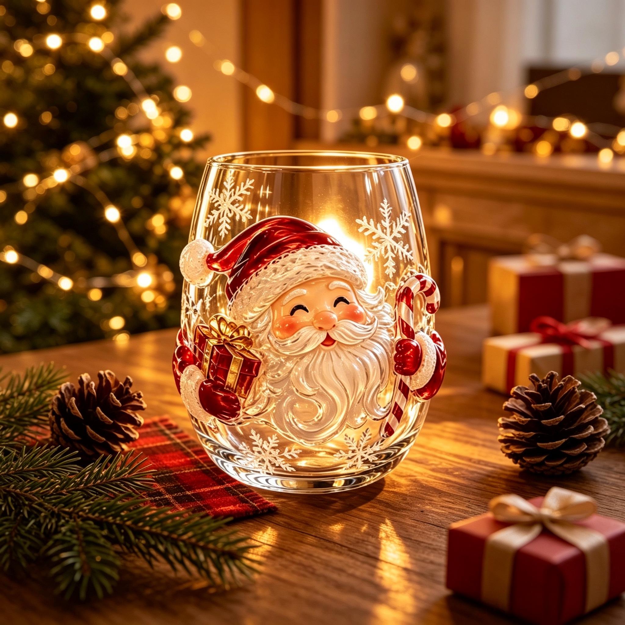 Christmas Magic 6-Piece Glass Cup Gift Set
