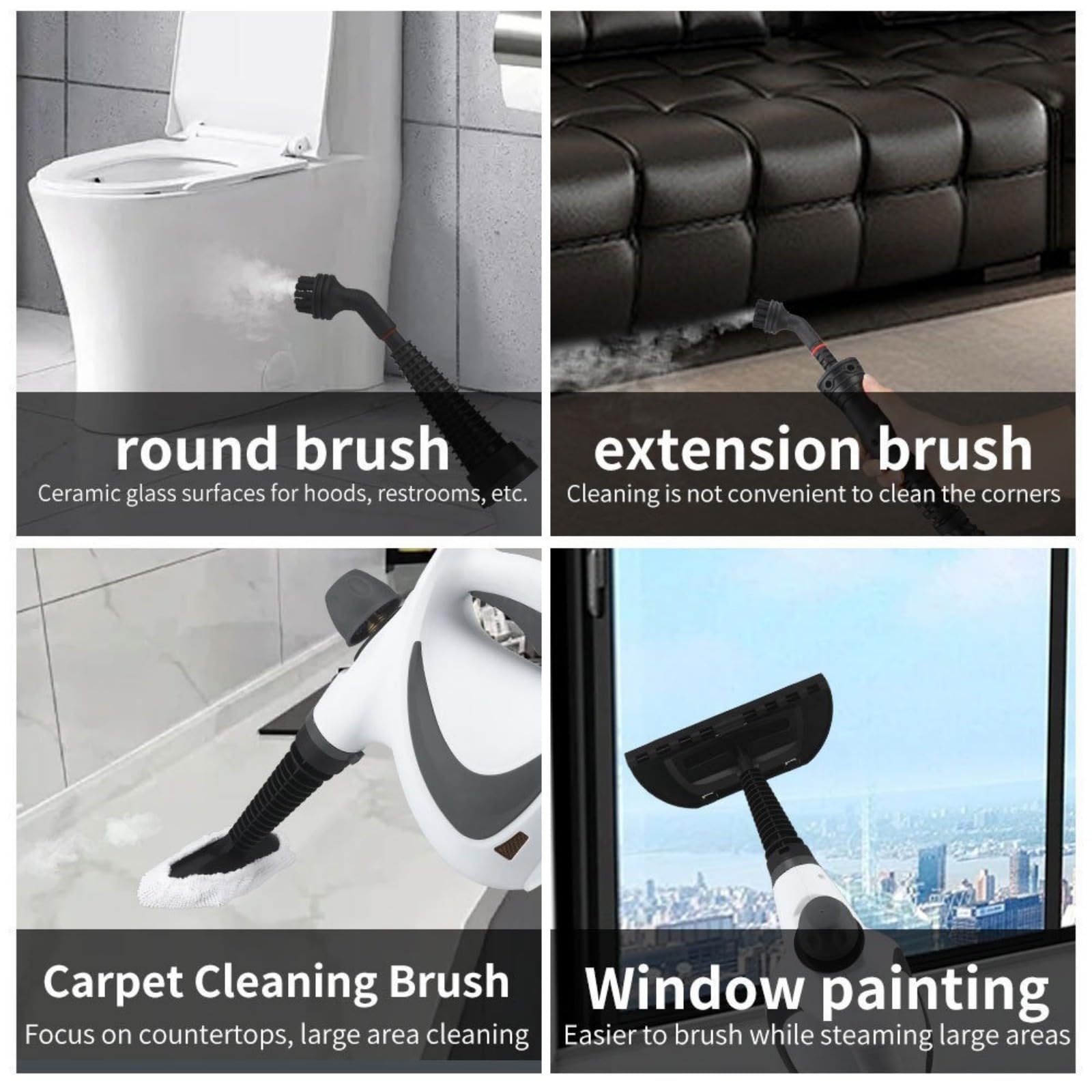 Electric Powered Industrial Steam Cleaner Upholstery Dry Steam Cleaner Handheld Steam Cleaner
