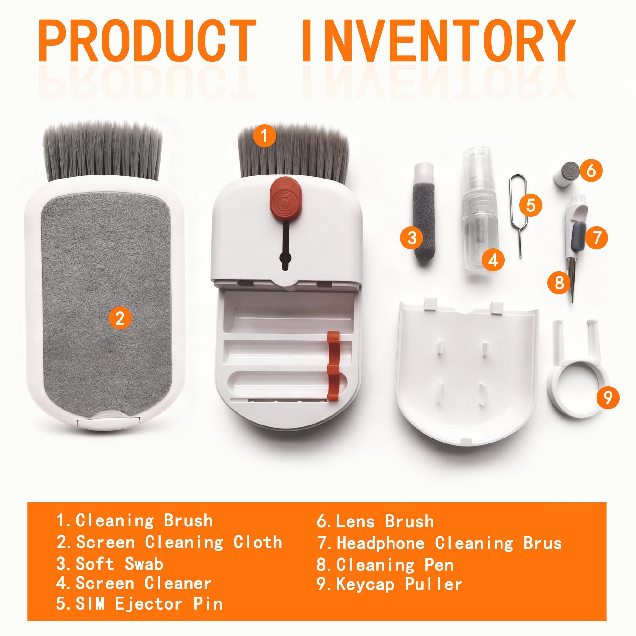 Retractable Mini Keyboard Cleaning Brush