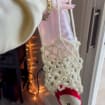 Crochet Apple Basketball Hoop Fidget Toy, Handmade Stress Relief Plush 