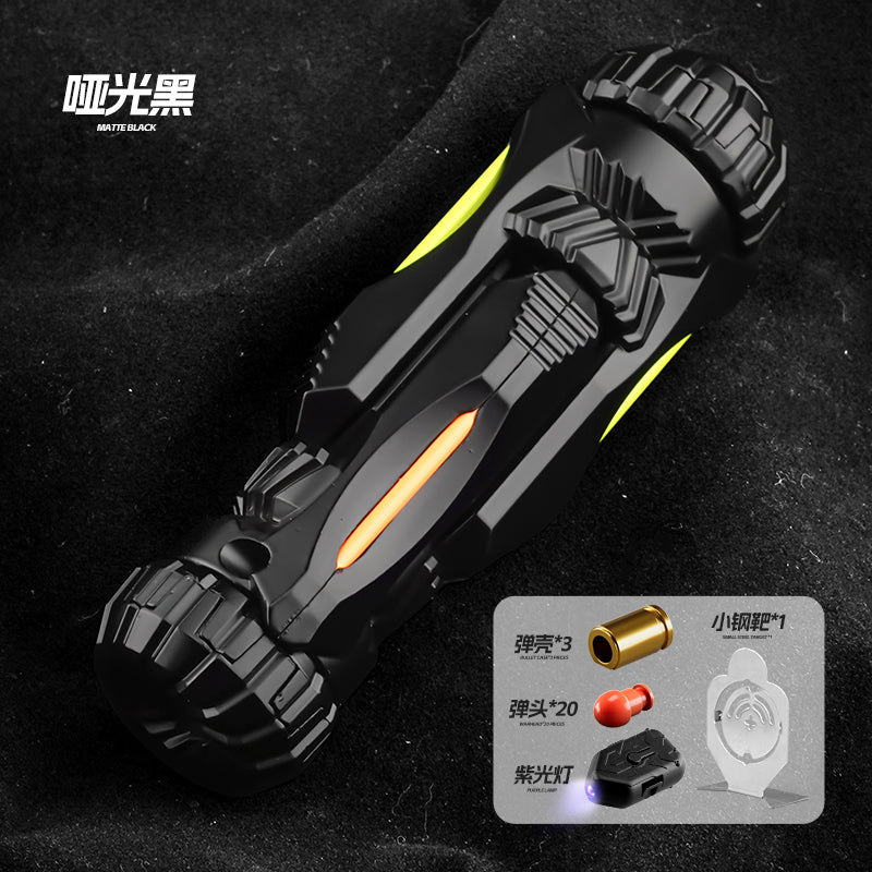 Mini Shell Ejecting Fidget Blaster, Portable Soft Bullet Toy Gun for Stress Relief
