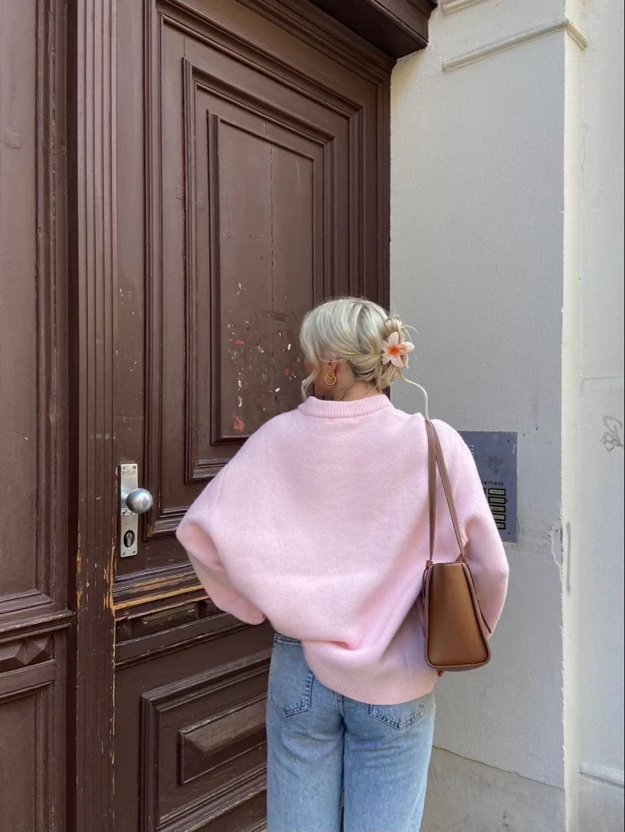 ARIA | Pink Cozy Sweater