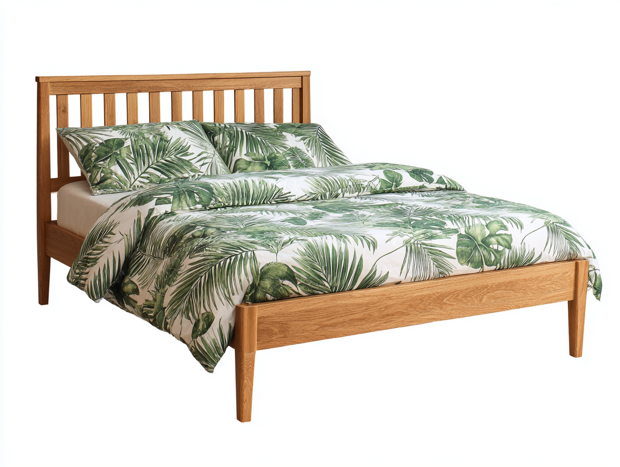 Letto matrimoniale in legno 200x160x100 cm - marrone - design moderno per camera da letto-Raviaihaven