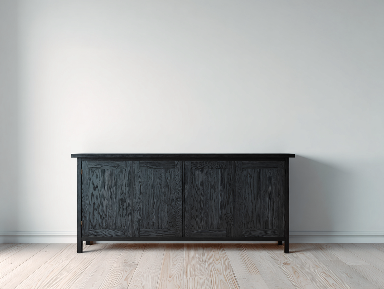 Mobile ingresso struttura in legno 160x40x80 cm - nero - design moderno per ingresso-Raviaihaven