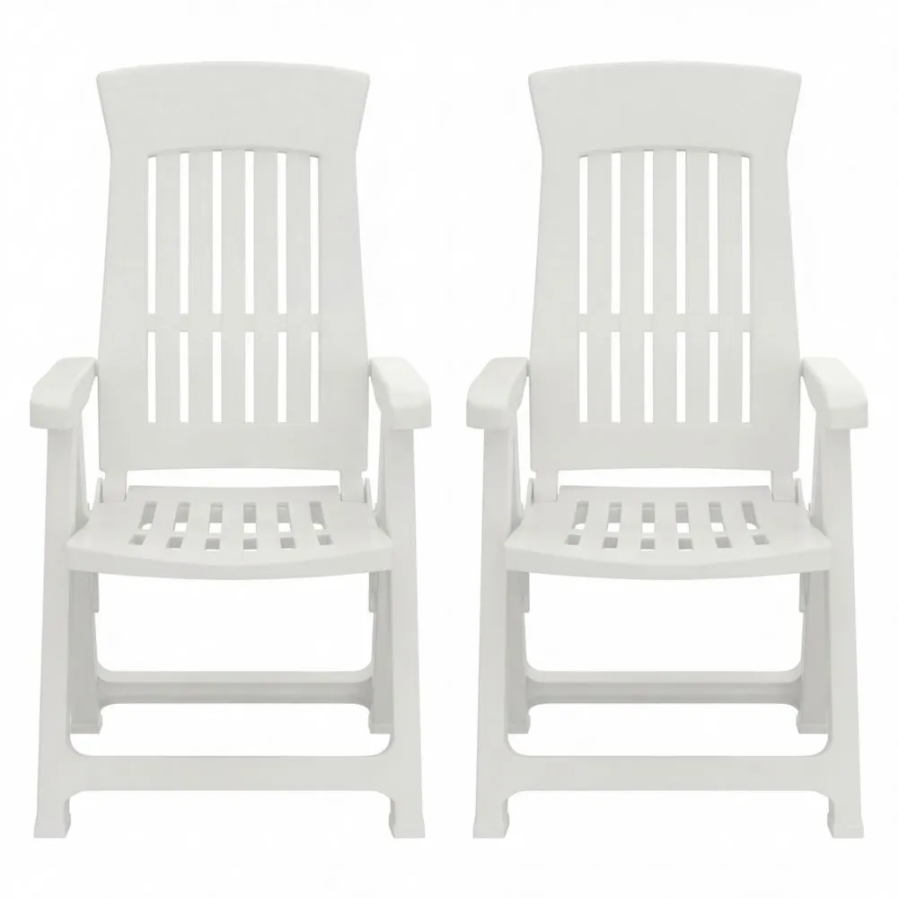 Klappbarer Gartenstuhl Set, Verstellbarer Hochlehner für Balkon-Lutrivora