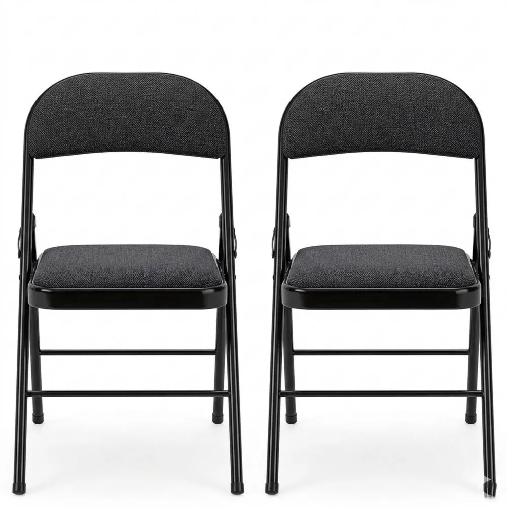 Klappbare Gartenstühle im 6er Set mit bequemer Rückenlehne-Lutrivora