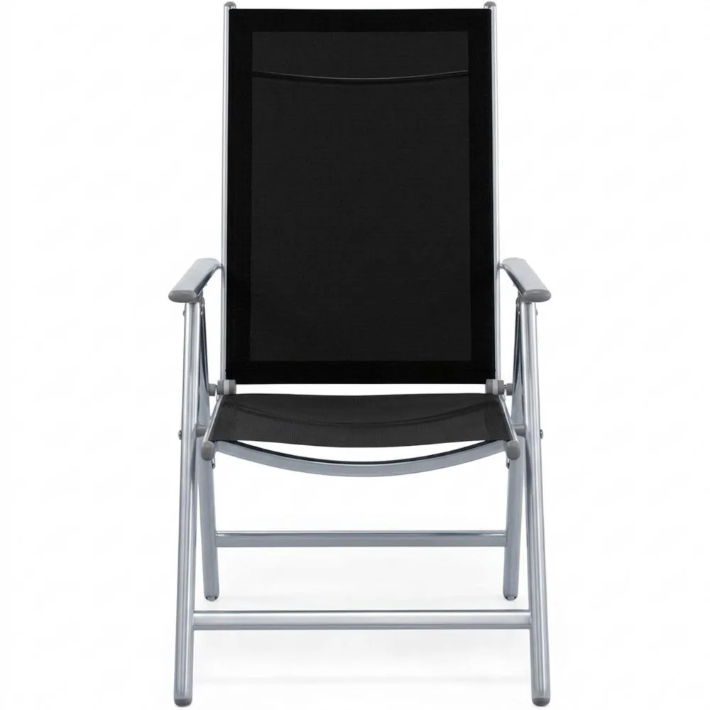 4er Set Hochlehner Klappstühle Verstellbar und Wetterfest-Lutrivora