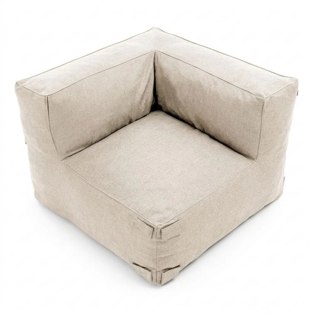 Beiger Relaxsessel für modulares Sofa