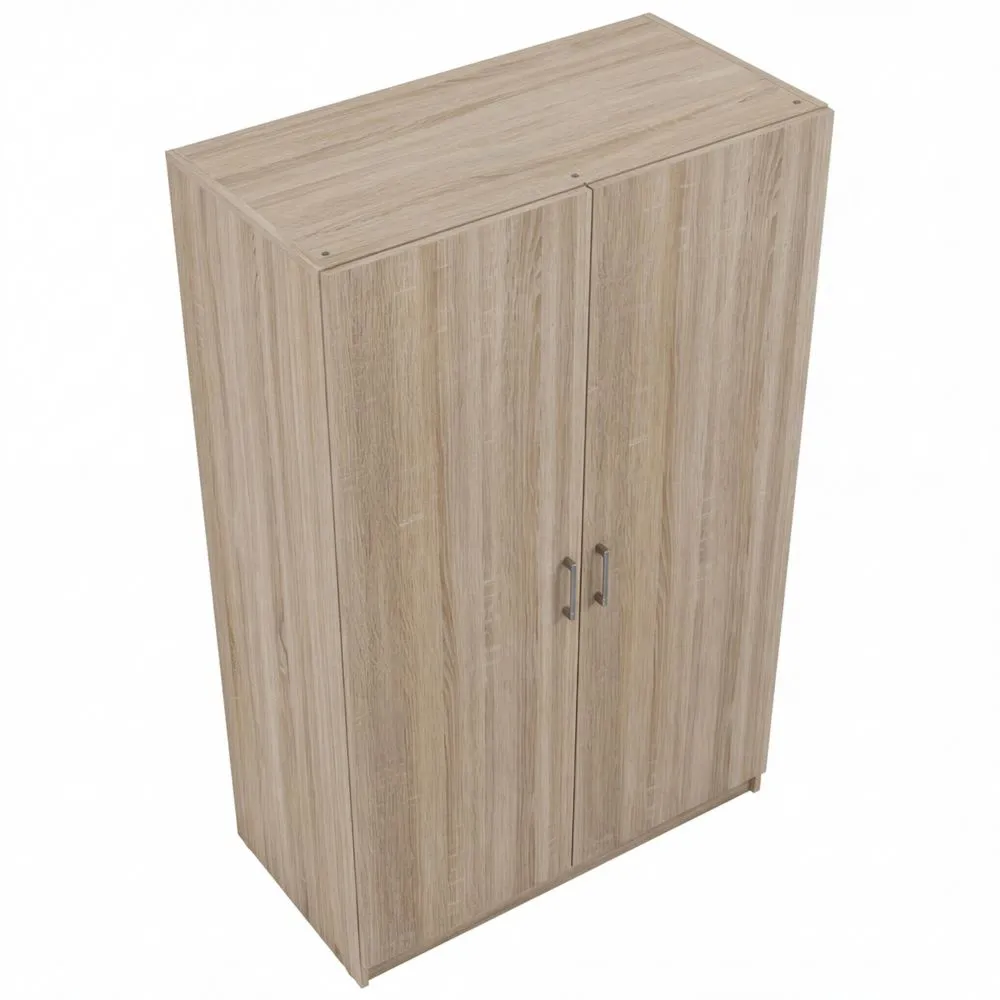 Zweitüriger Kleiderschrank für Kinderzimmer, Modernes Design, Inklusive Montagezubehör