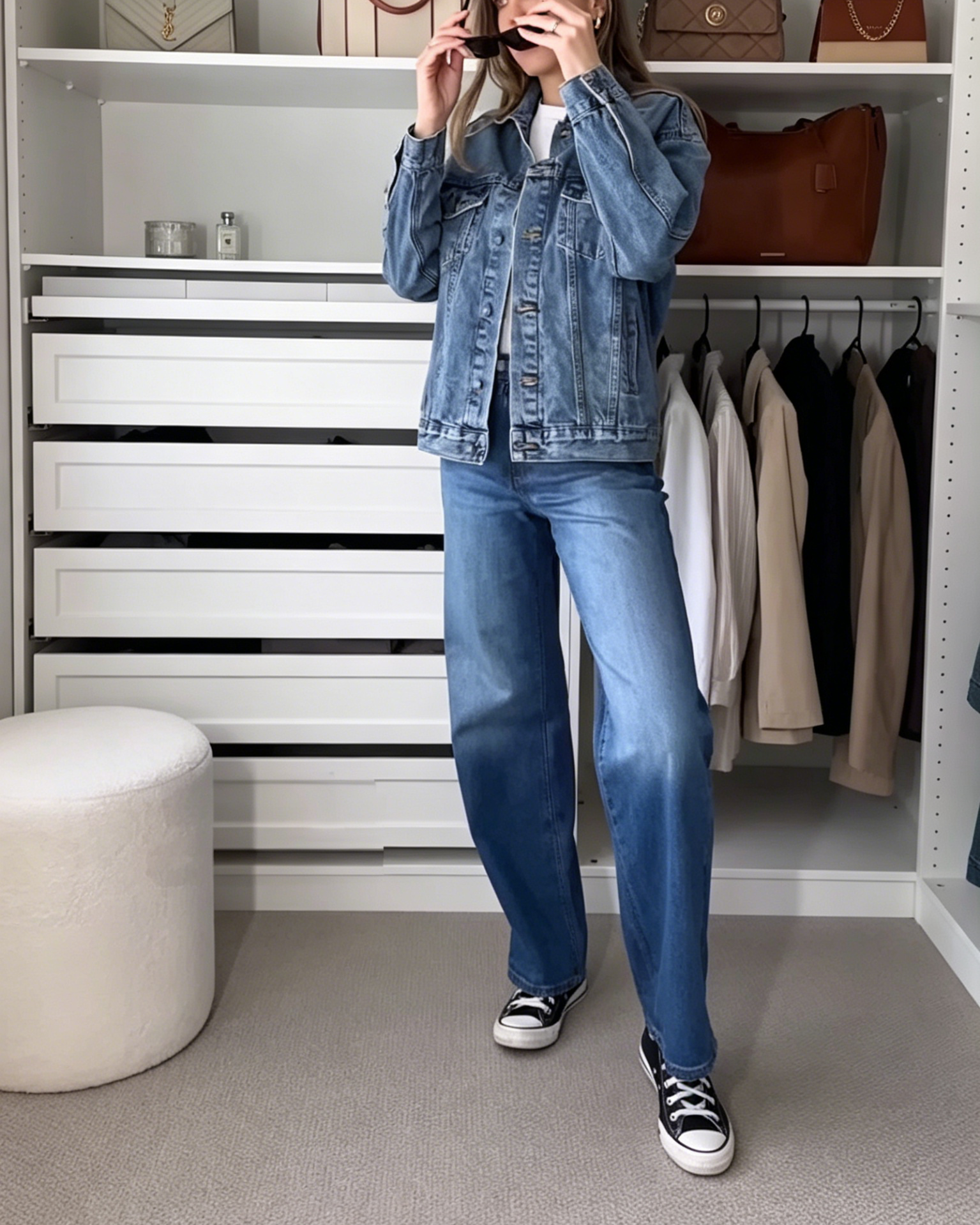 Classic Medium Wash Denim Jacket