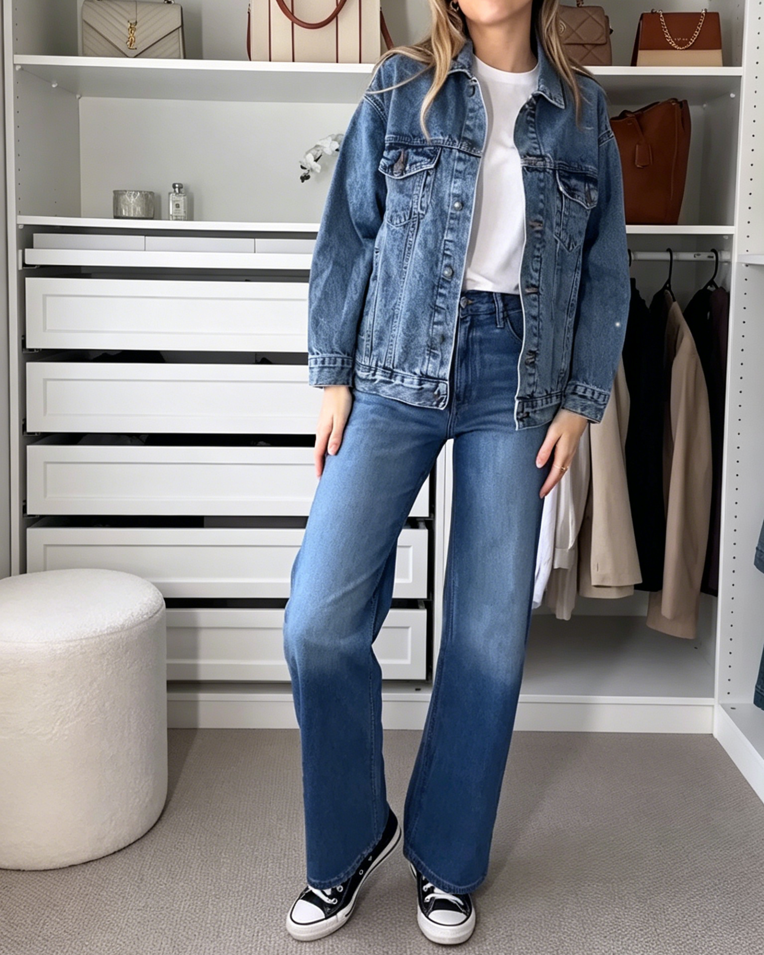 Classic Medium Wash Denim Jacket