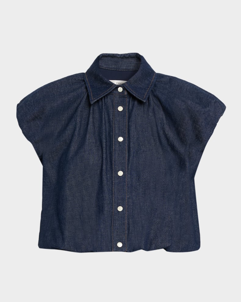 The Shell Bubble-Sleeve Top