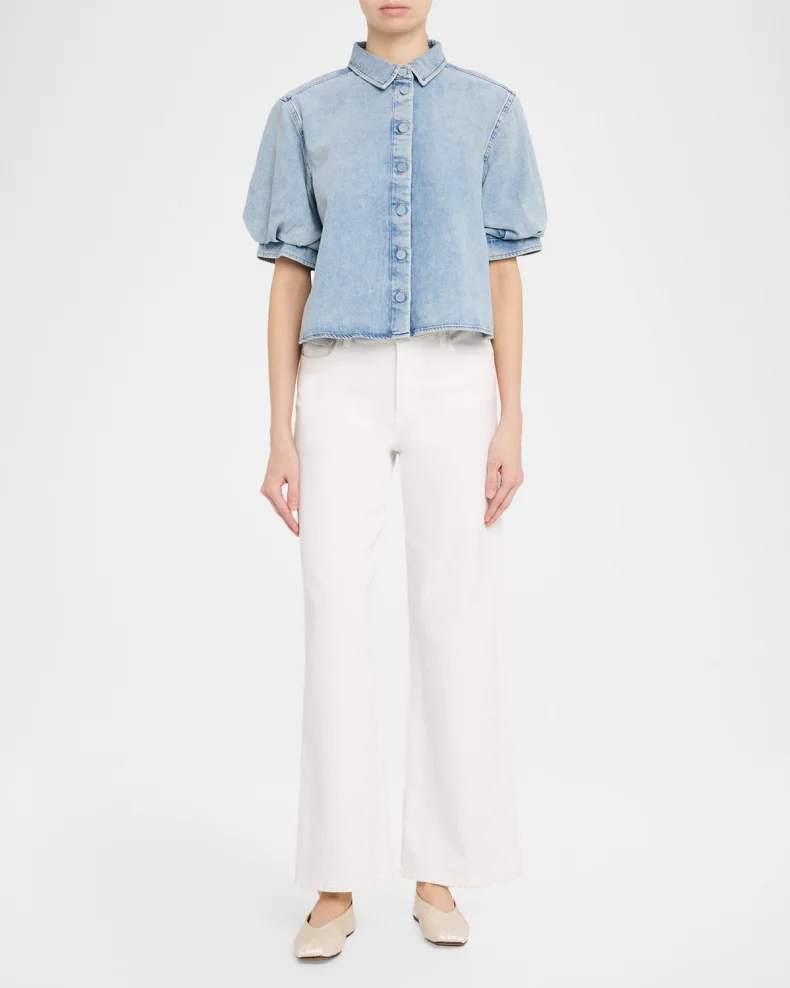 He Billow Sleeve Top