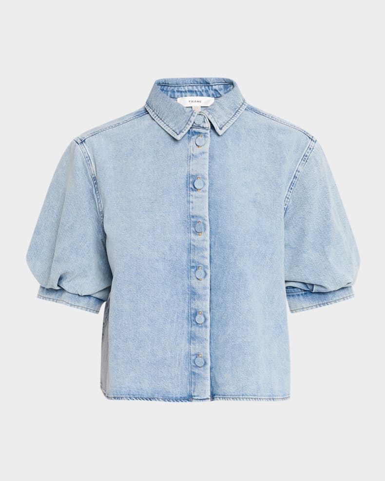 He Billow Sleeve Top