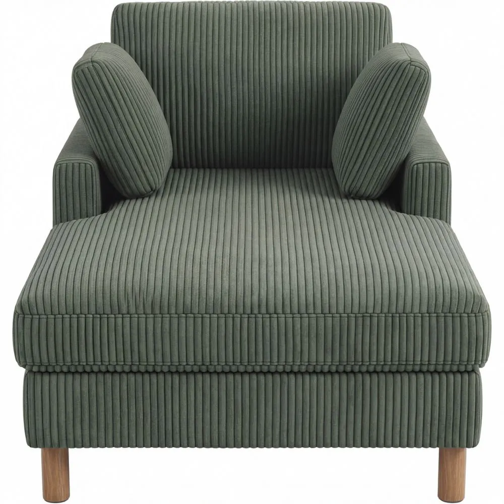 Multifunktionales Schlafsofa mit Kissen, für Wohnzimmer und Büro, einfache Montage, 148x104x92 cm, Grün