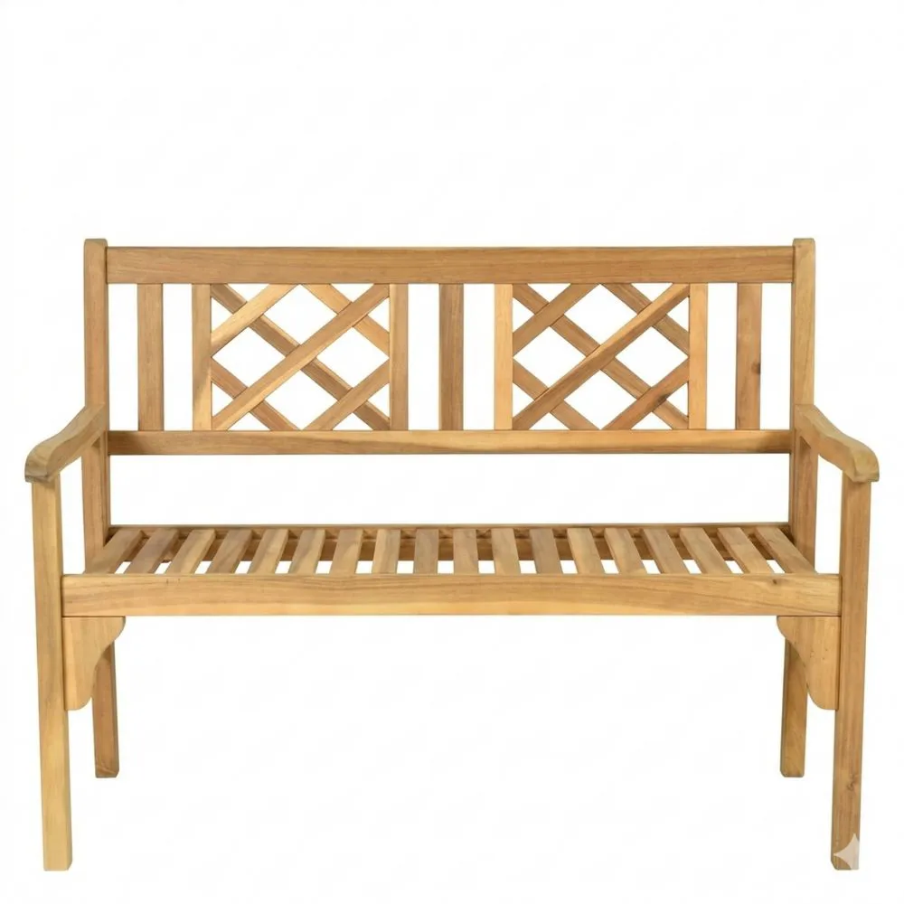 Faltbare Holz-Gartenbank für Terrasse und Balkon