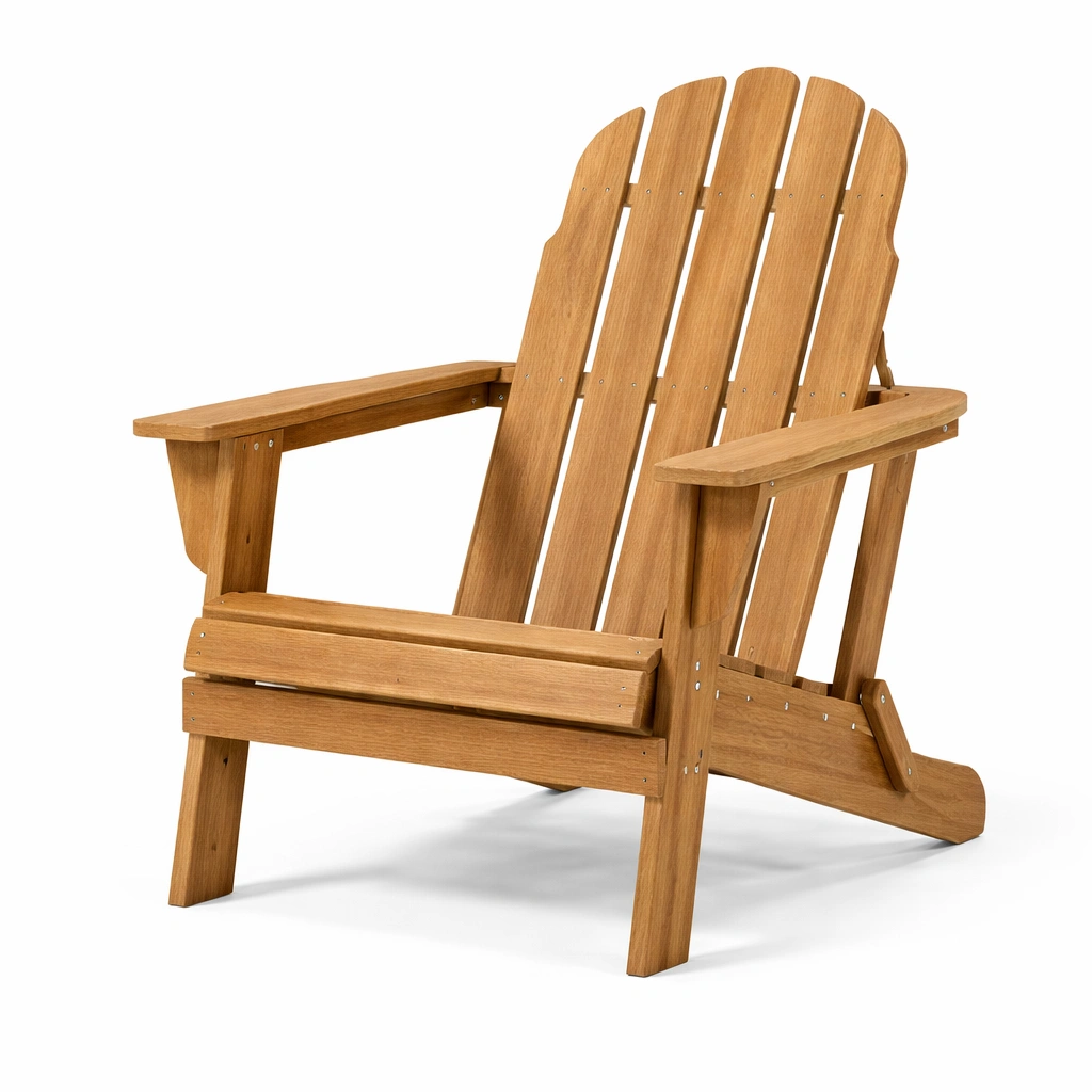 Silla Adirondack de madera de acacia para exterior-roompira