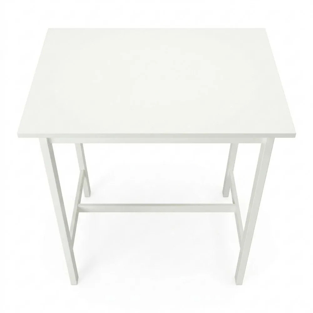 Moderner Konferenztisch, weiß, 120 x 68 x 105 cm