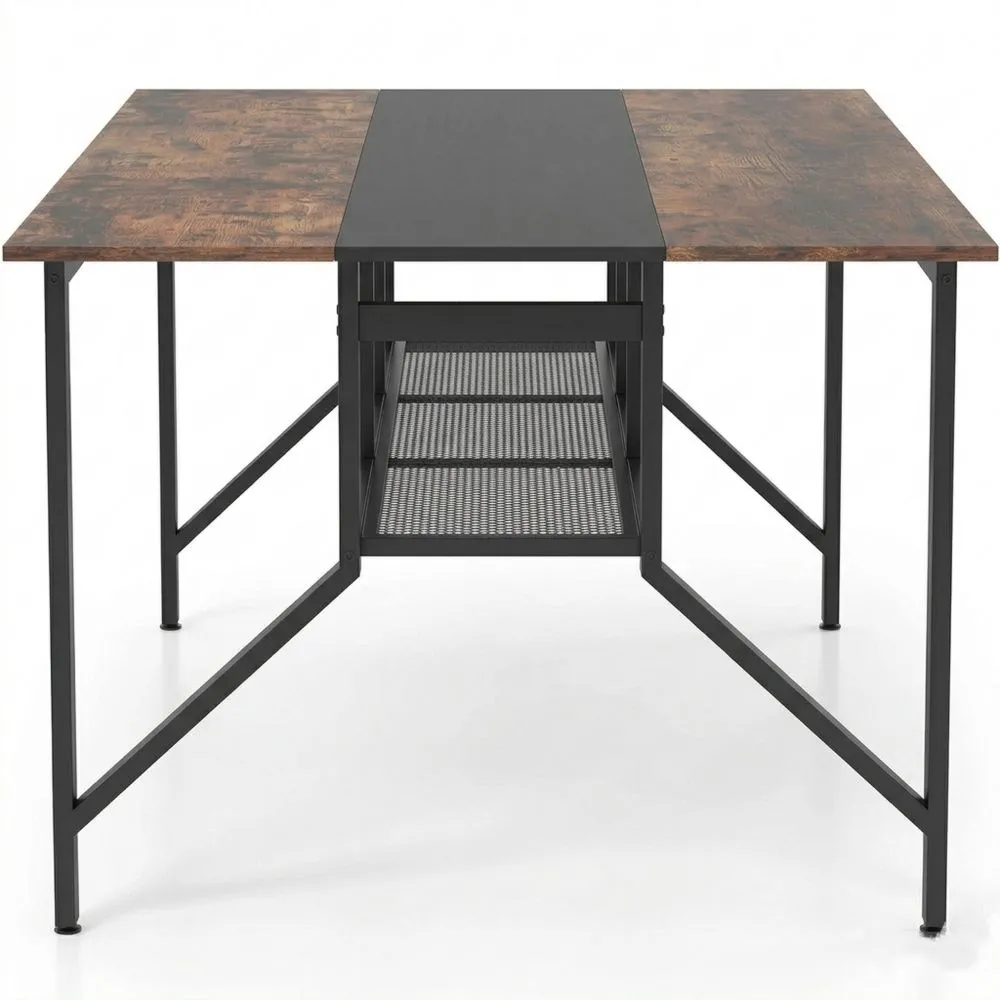 Moderner Besprechungstisch für bis zu 8 Personen mit Kabelmanagement