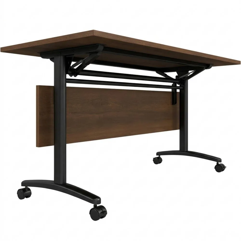 Verstellbarer mobiler Klapptisch mit Rollen für Büro und Zuhause