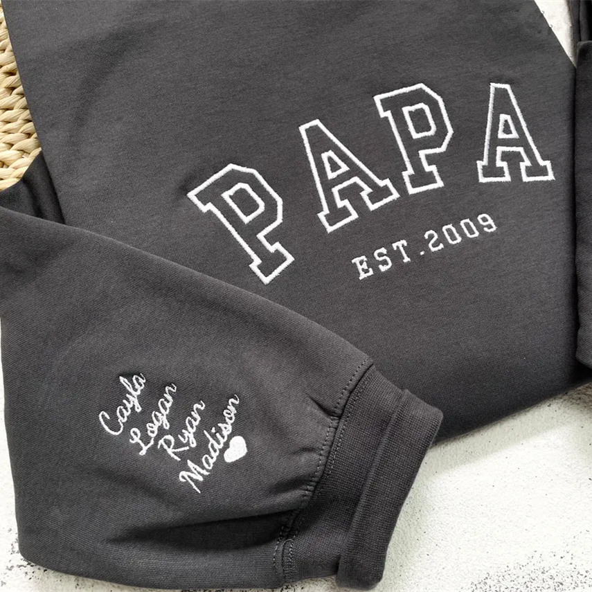 Custom Embroidered Dad Sweatshirt