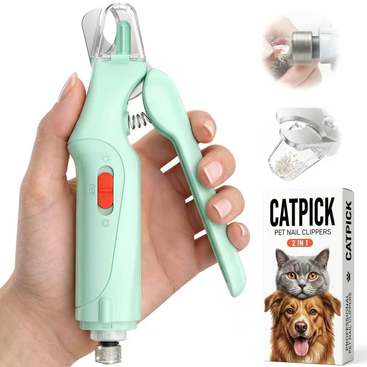 CATPICK 2-in-1 Cat Nail Clippers & Dog Nail Clippers Trimmers