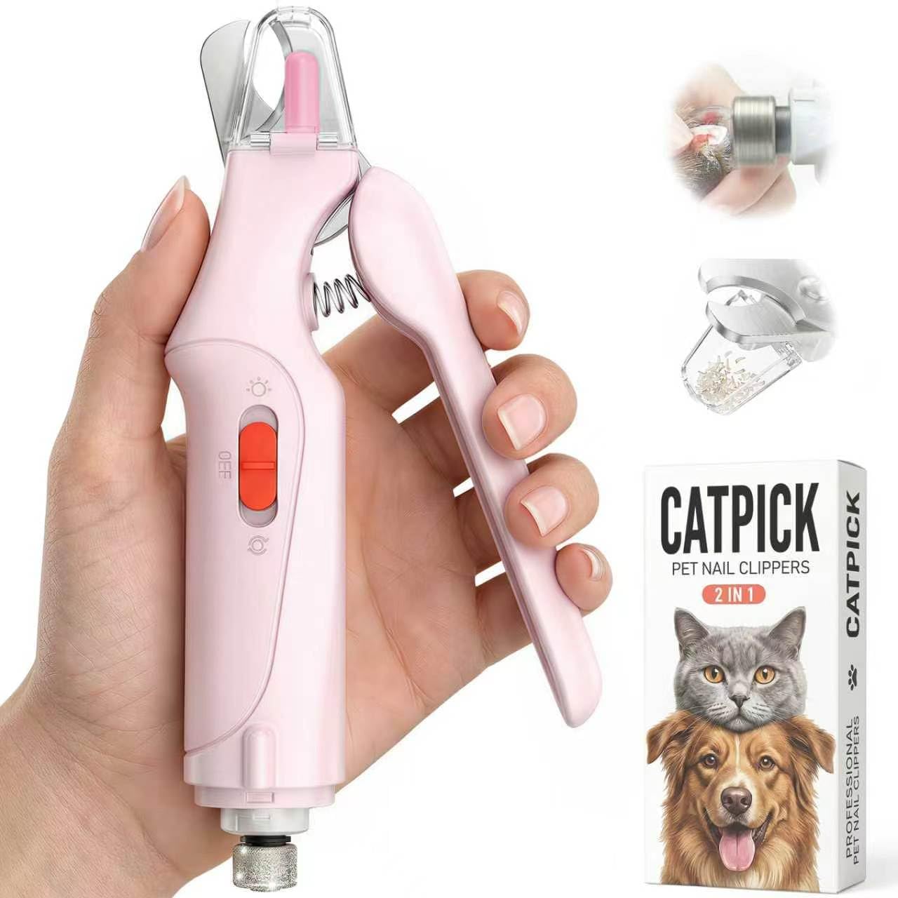 CATPICK 2-in-1 Cat Nail Clippers & Dog Nail Clippers Trimmers