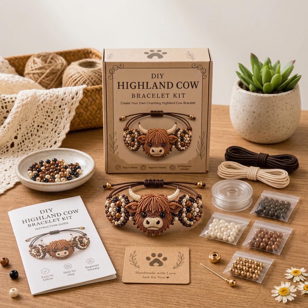 DIY Dachshund Beaded Bracelet Kit – Handmade Sausage Dog Bracelet Craft Set for Beginners | Adjustable Dog Lover Jewelry Gift
