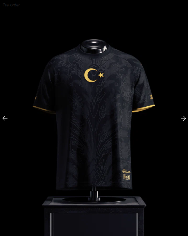 Turkey Heritage Jersey (2026WC Edition) - Black