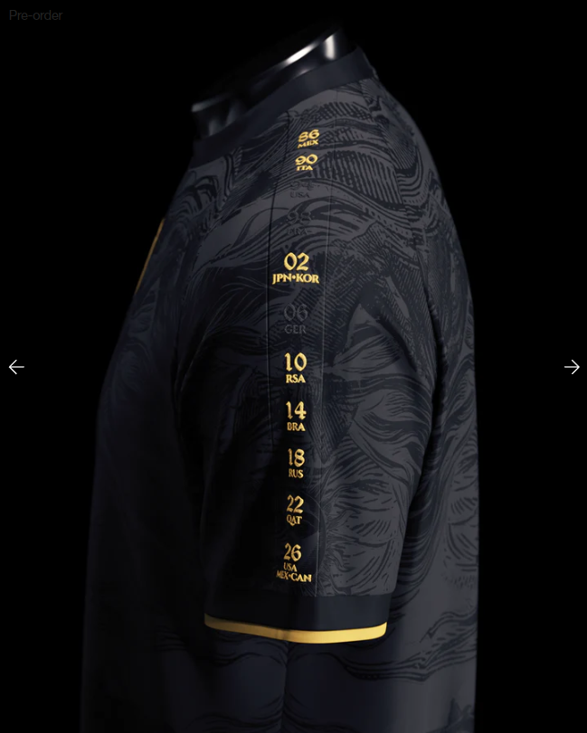 Uruguay Heritage Jersey (2026WC Edition) - Black