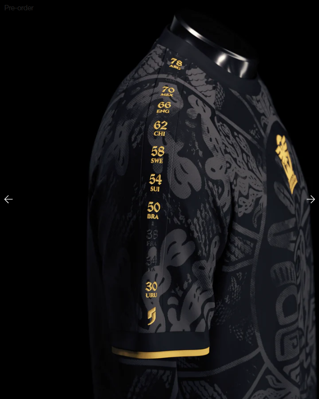 Mexico Heritage Jersey (2026WC Edition) - Black