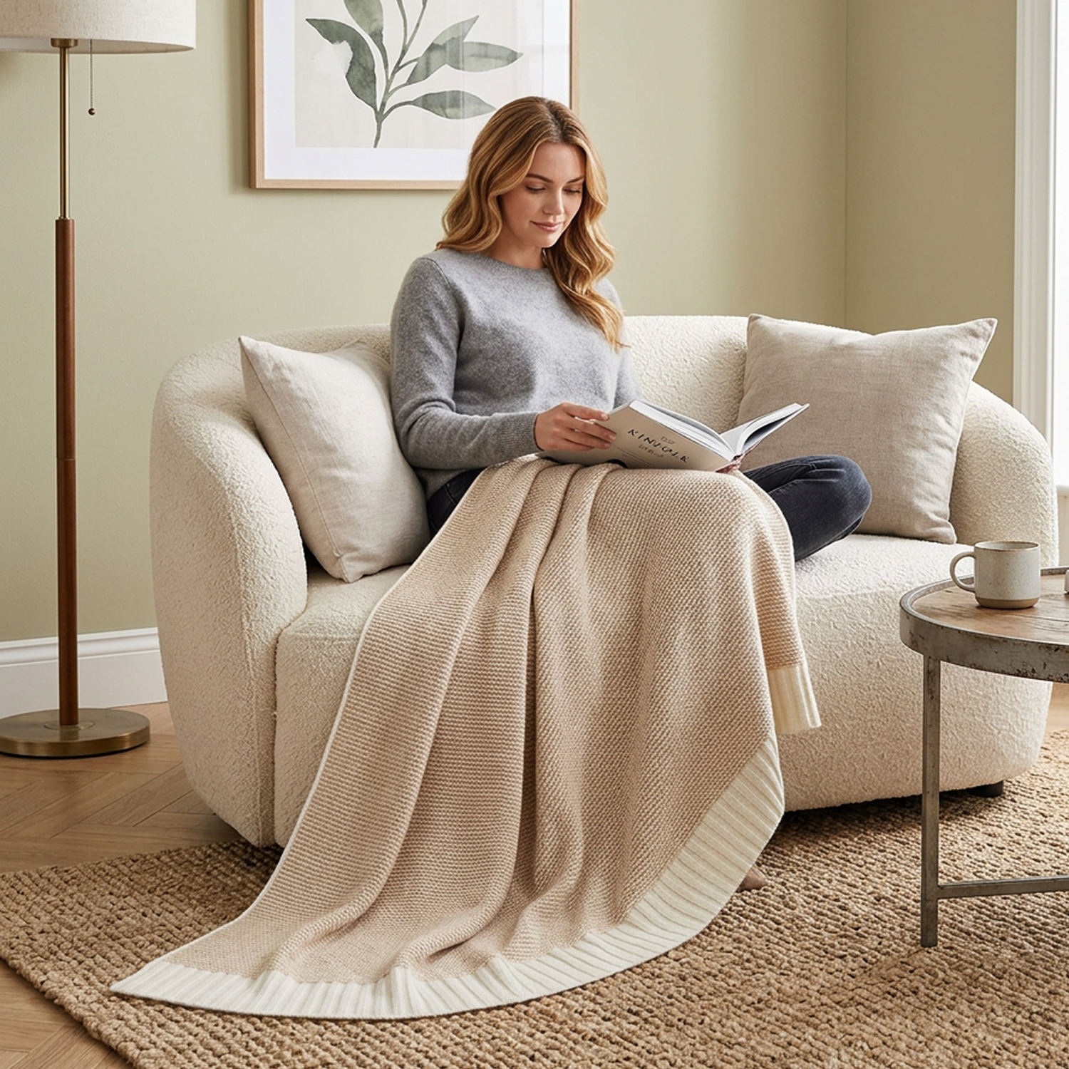 Custom OEM ODM Polyester Fleece Throw Blanket Luxury Soft Warm Breathable Durable Modern for Daily Home Office Sofa All Season