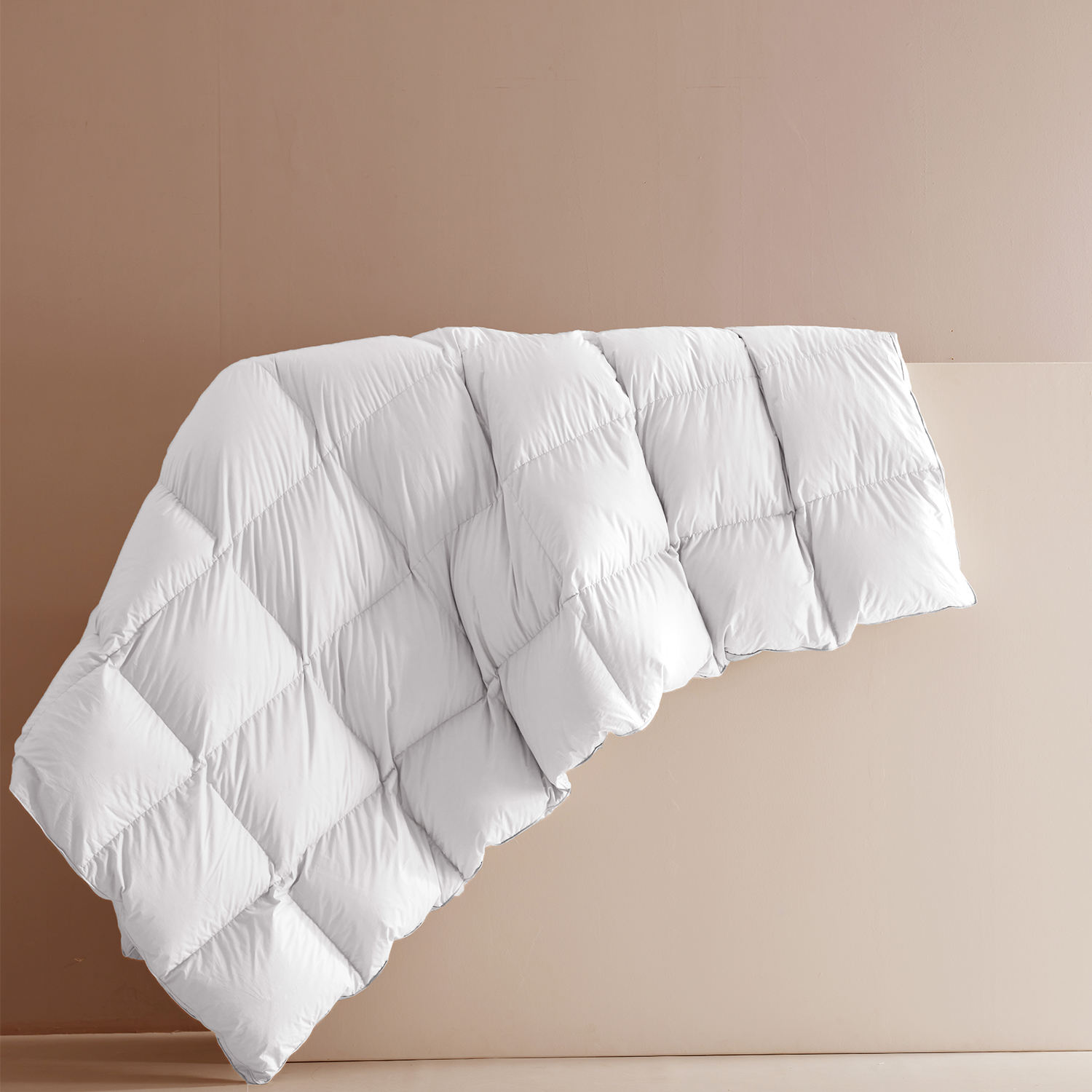 Personalized Customized Hotel Home Luxury Cotton Goose Feather Down Comforter All Seasons Warm Quilt