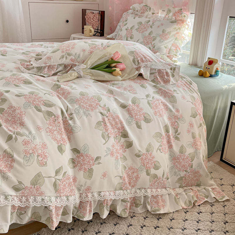 Wholesale OEM ODM Cotton Bedding Set for Home Hotel Soft Smooth King Size Duvet Cover Bed Sheet Pillowcases