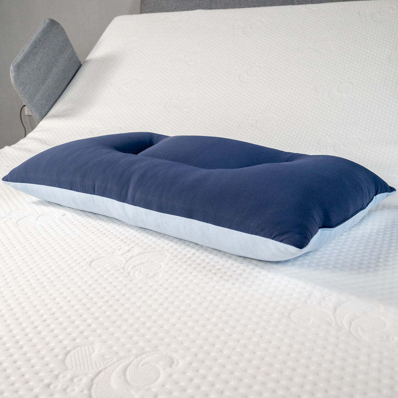 Eco Friendly Cooling Pillow Gel Infused Surface Shredded Memory Foam Core Two Sides Neck Support For Adult Home Bedroom