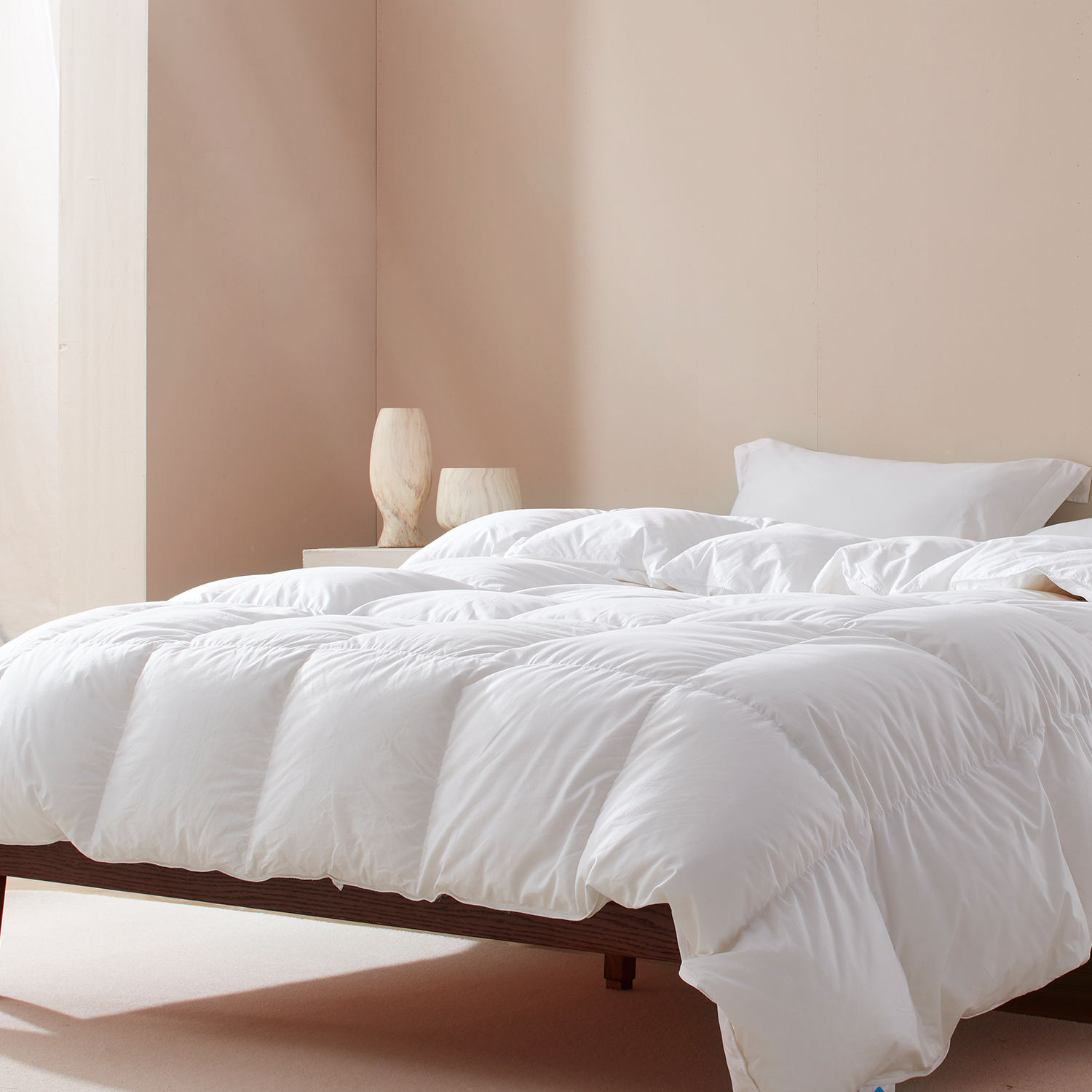 Personalized Customized Hotel Home Luxury Cotton Goose Feather Down Comforter All Seasons Warm Quilt