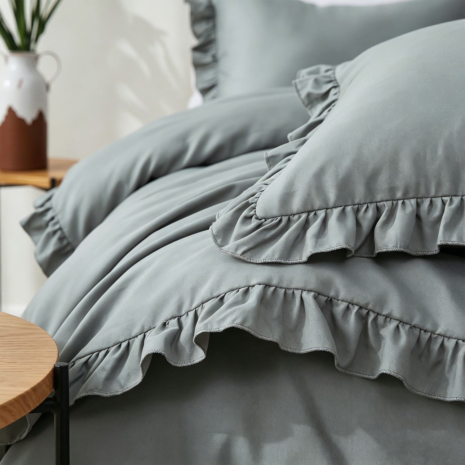 OEM Custom Cotton Hotel Bedding Set Luxury Style Soft Breathable Duvet Cover Set With Sheet Pillowcase Resorts and Hotel Use