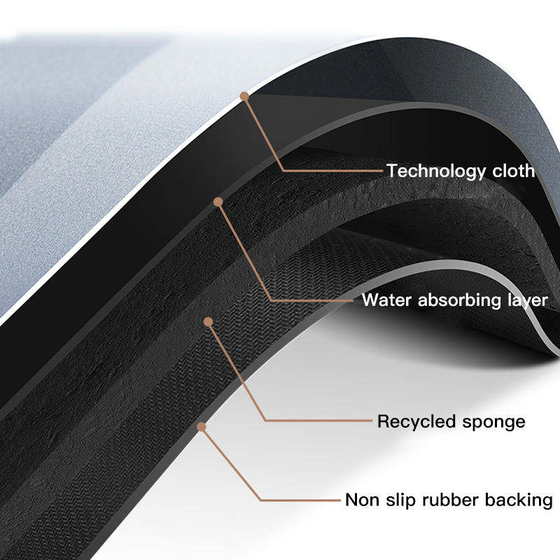 Hot Sale OEM ODM Eco Friendly Modern Bathroom Anti Slip Mat Customizable Print Design Super Absorbent Fast Drying