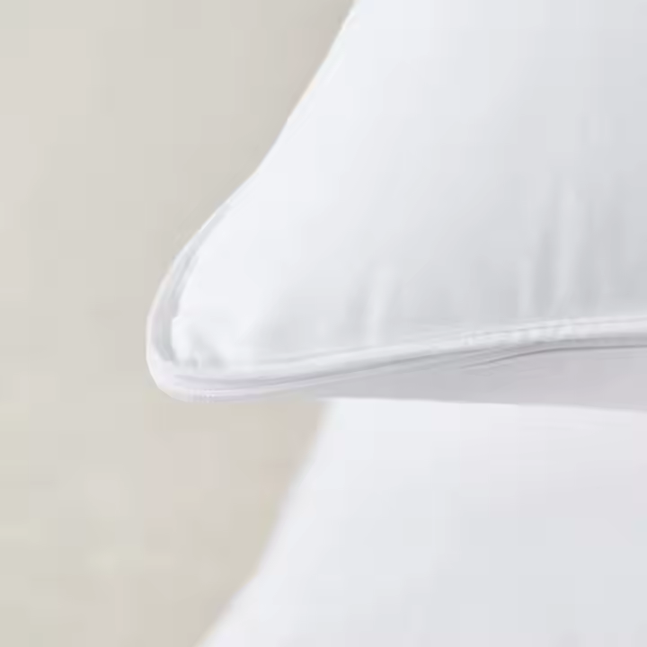 Luxury 5 Layer Goose Down Feather Pillow Insert Cotton Cover Adjustable Neck Support Pillow Inner Wholesale OEM ODM