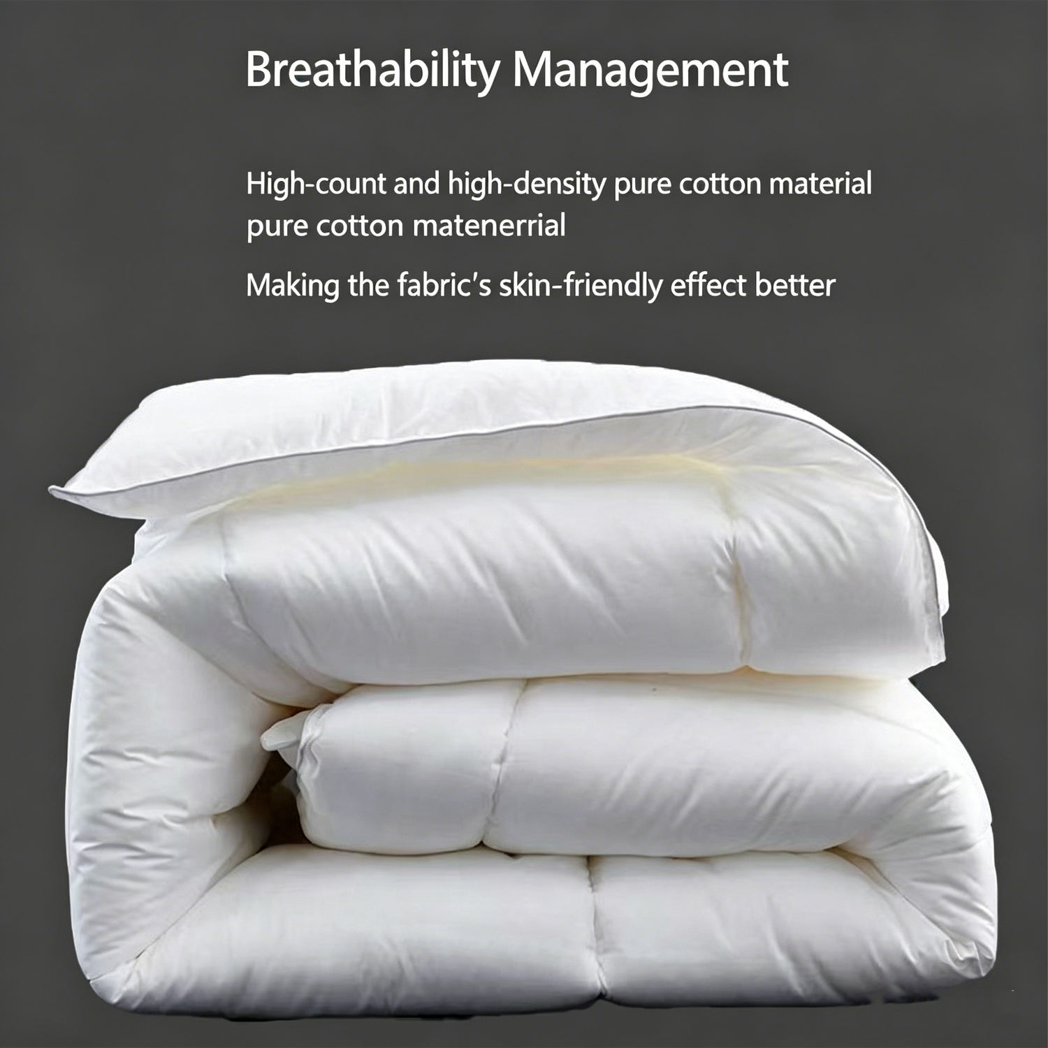 OEM ODM 100% Cotton Hotel Comforter Breathable Warm Solid White All Season Home Hotel Use Solid White All Season