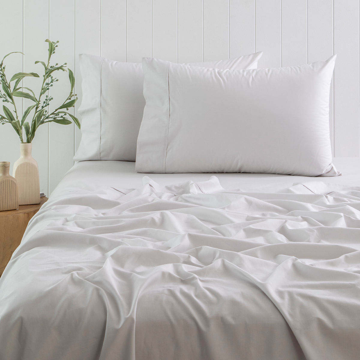 Luxury Cotton Sateen Sheet Set OEM ODM 300TC Egyptian Cotton Sateen Sheet Set 4pc Solid Color for Hotel Wedding Home