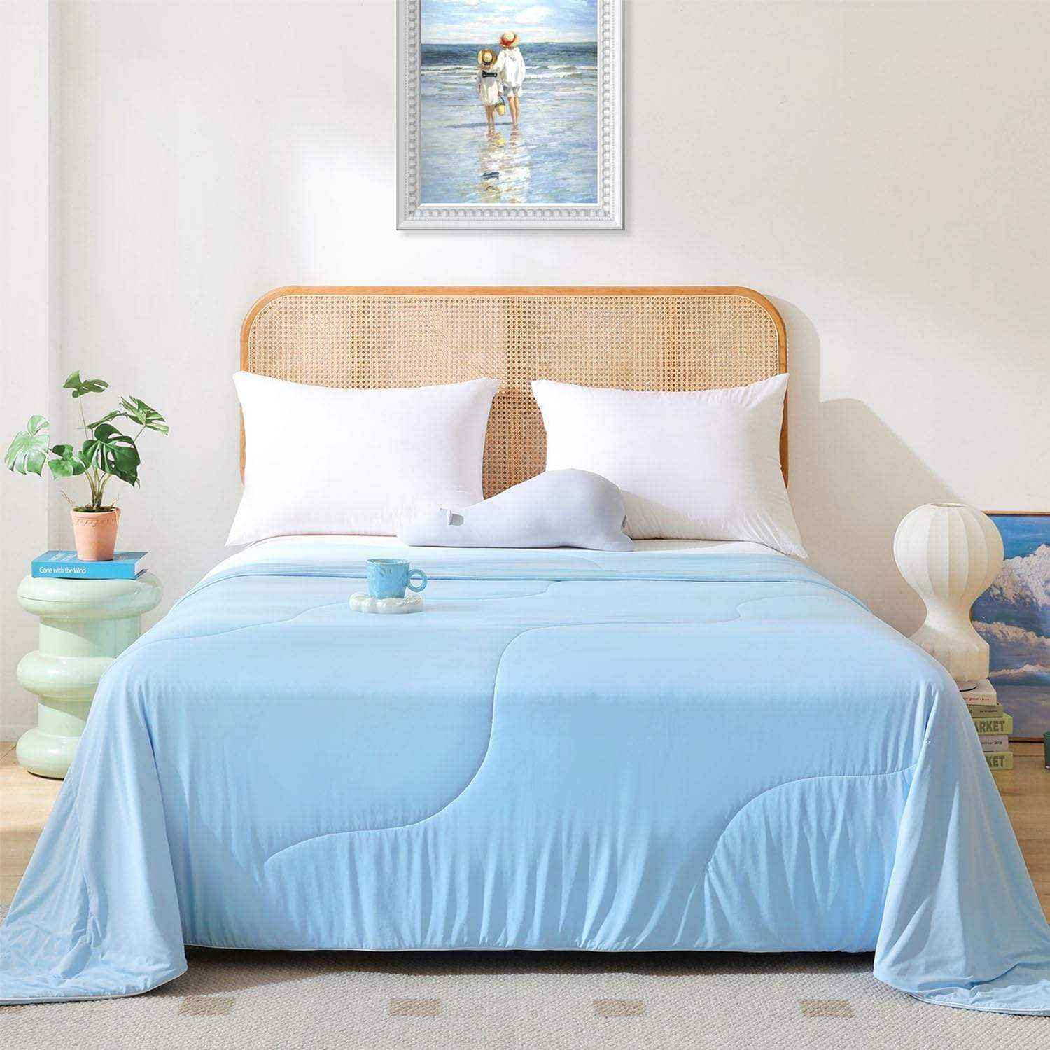 OEM ODM Custom Service Cooling Polyester Comforter Breathable Soft Summer Quilt for Home Wholesale