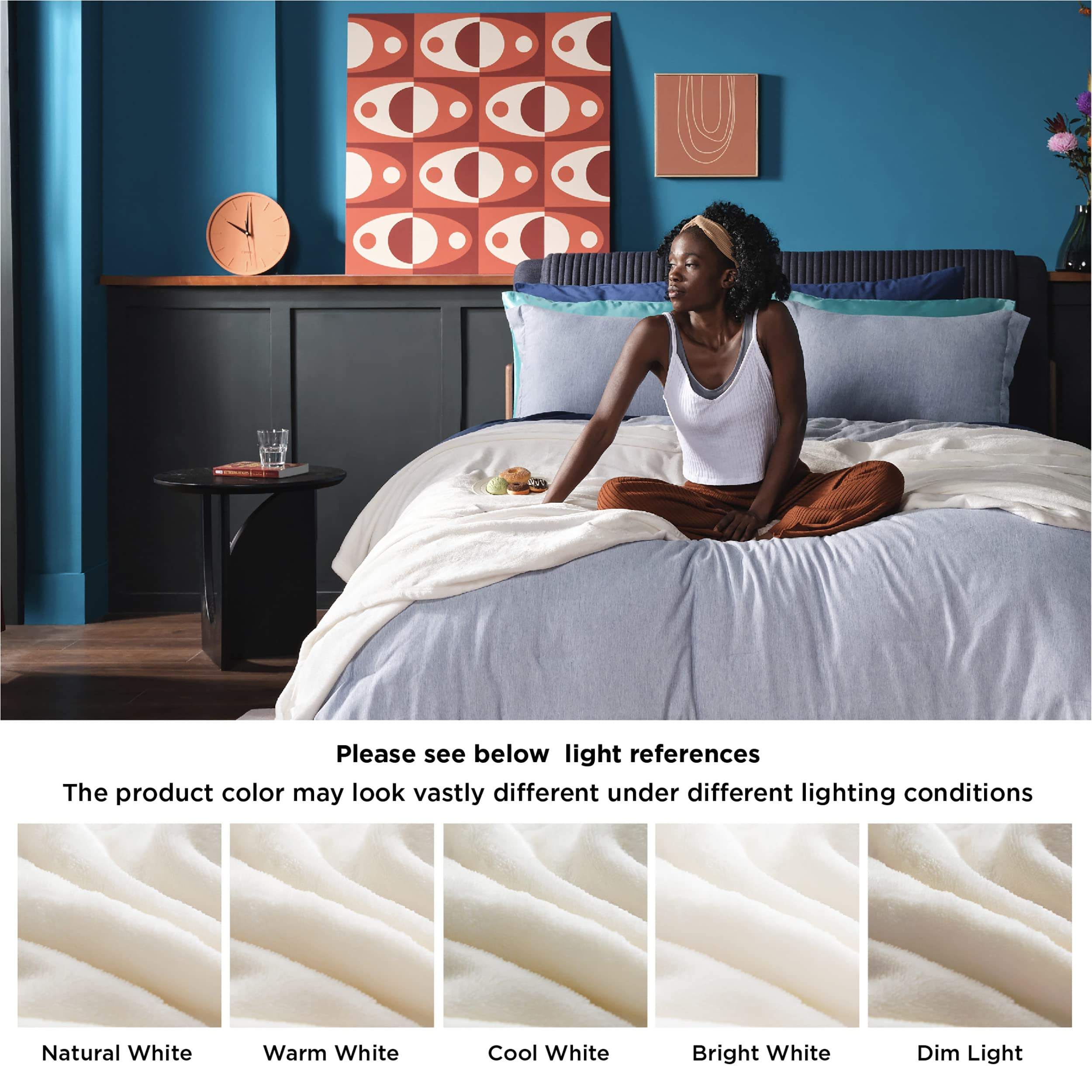 Custom-Sized Fabric Polyester Microfiber Modern Knitted Fleece Bed Blanket Solid Color Flannel for All-Season All-Season Machine