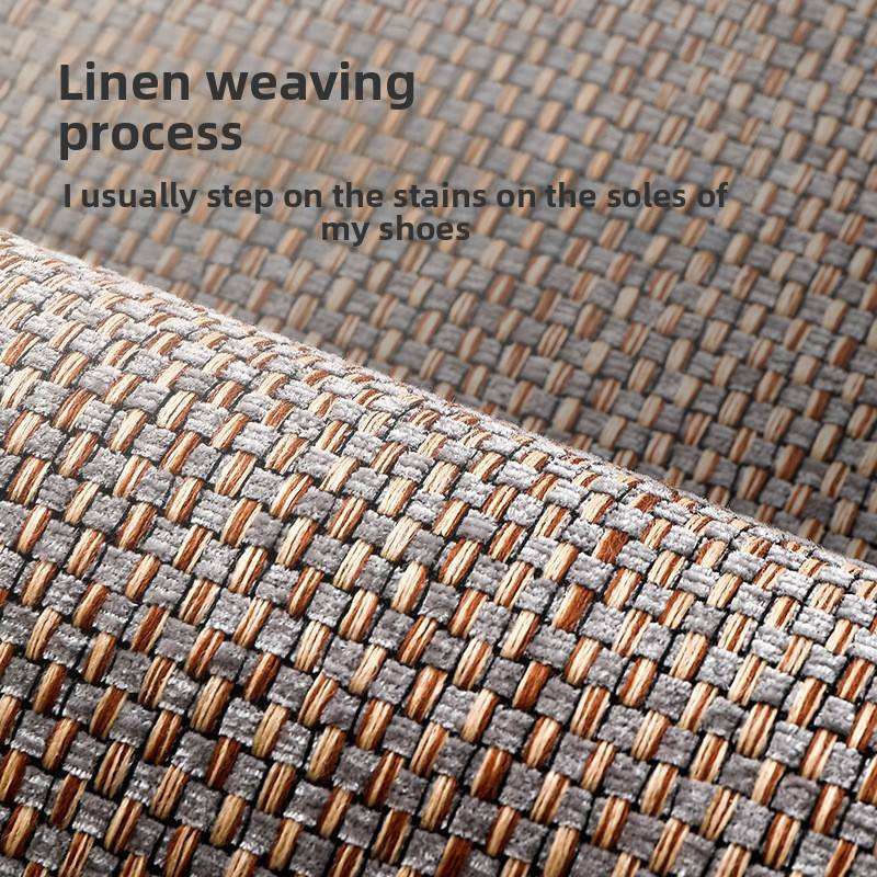 Modern Simple Household Sponge Foot Mat OEM ODM Linen Woven Absorbent Memory Foam Bathroom Floor Mat