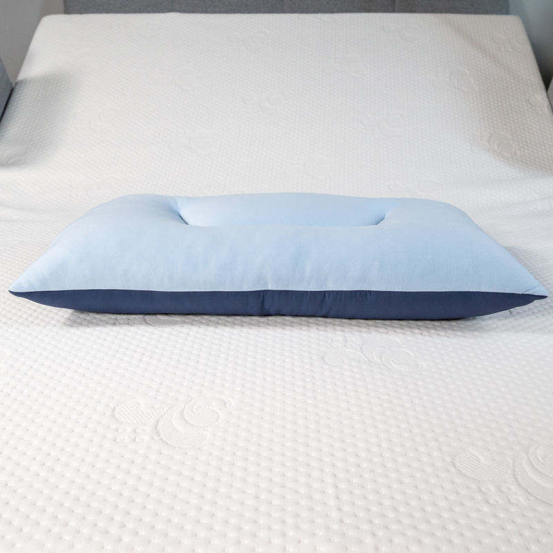 Eco Friendly Cooling Pillow Gel Infused Surface Shredded Memory Foam Core Two Sides Neck Support For Adult Home Bedroom
